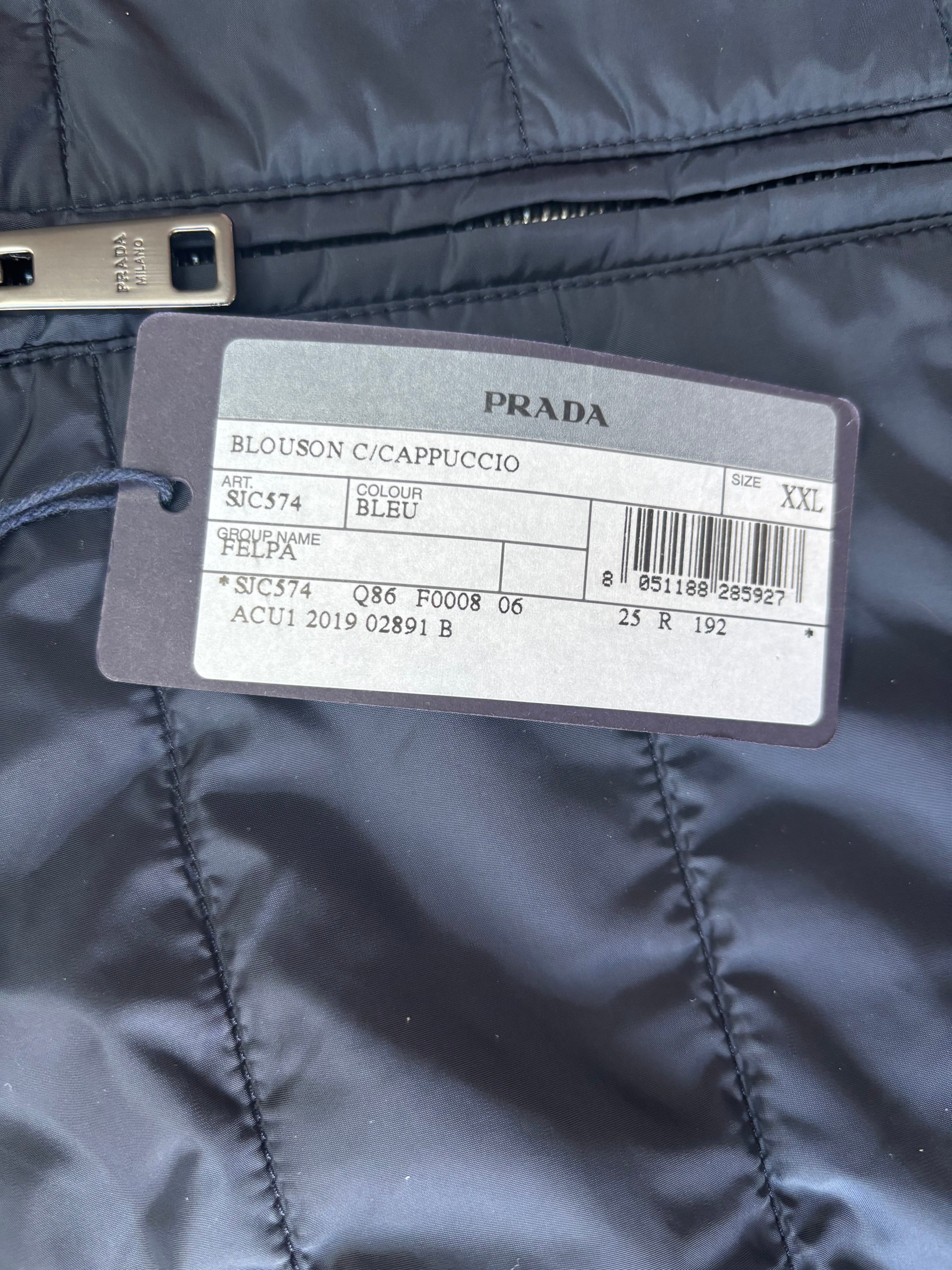 Prada Hybrid Knit Jacket