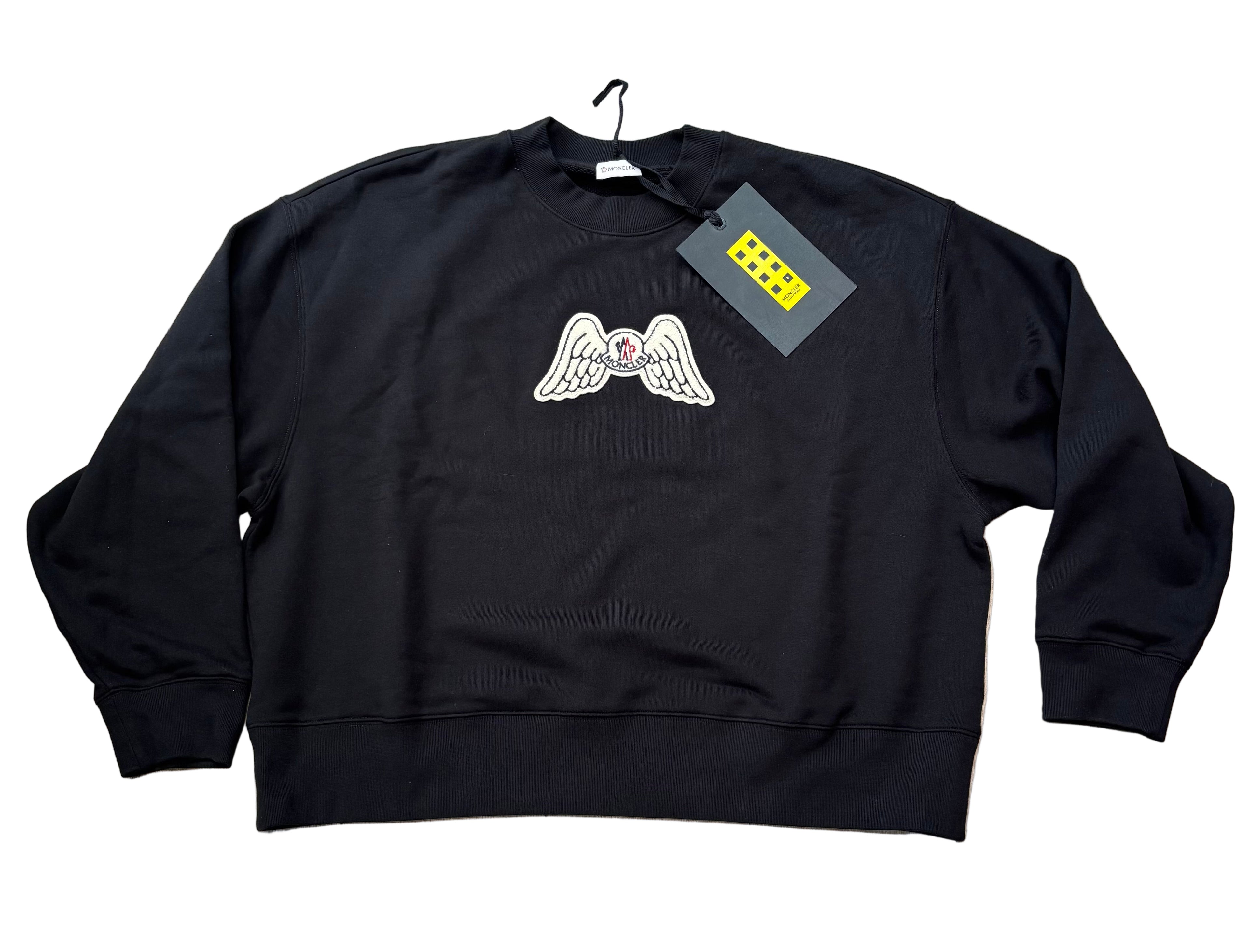 Moncler X Palm Angels Wings Cotton-Jersey Sweatshirt