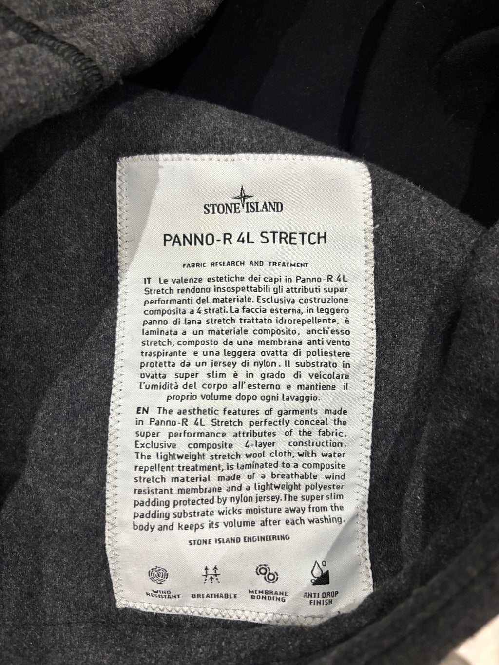 Stone Island Panno-R 4L Stretch