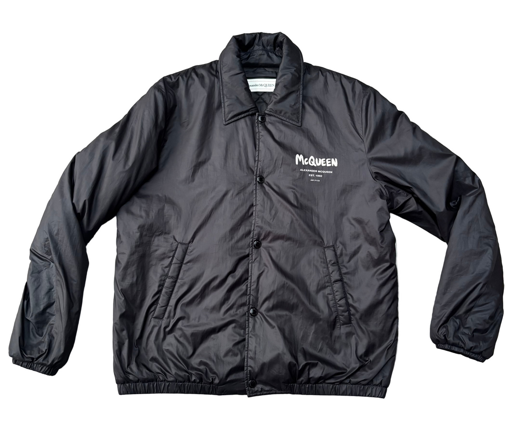 Alexander McQueen Graffiti Logo Blouson Jacket