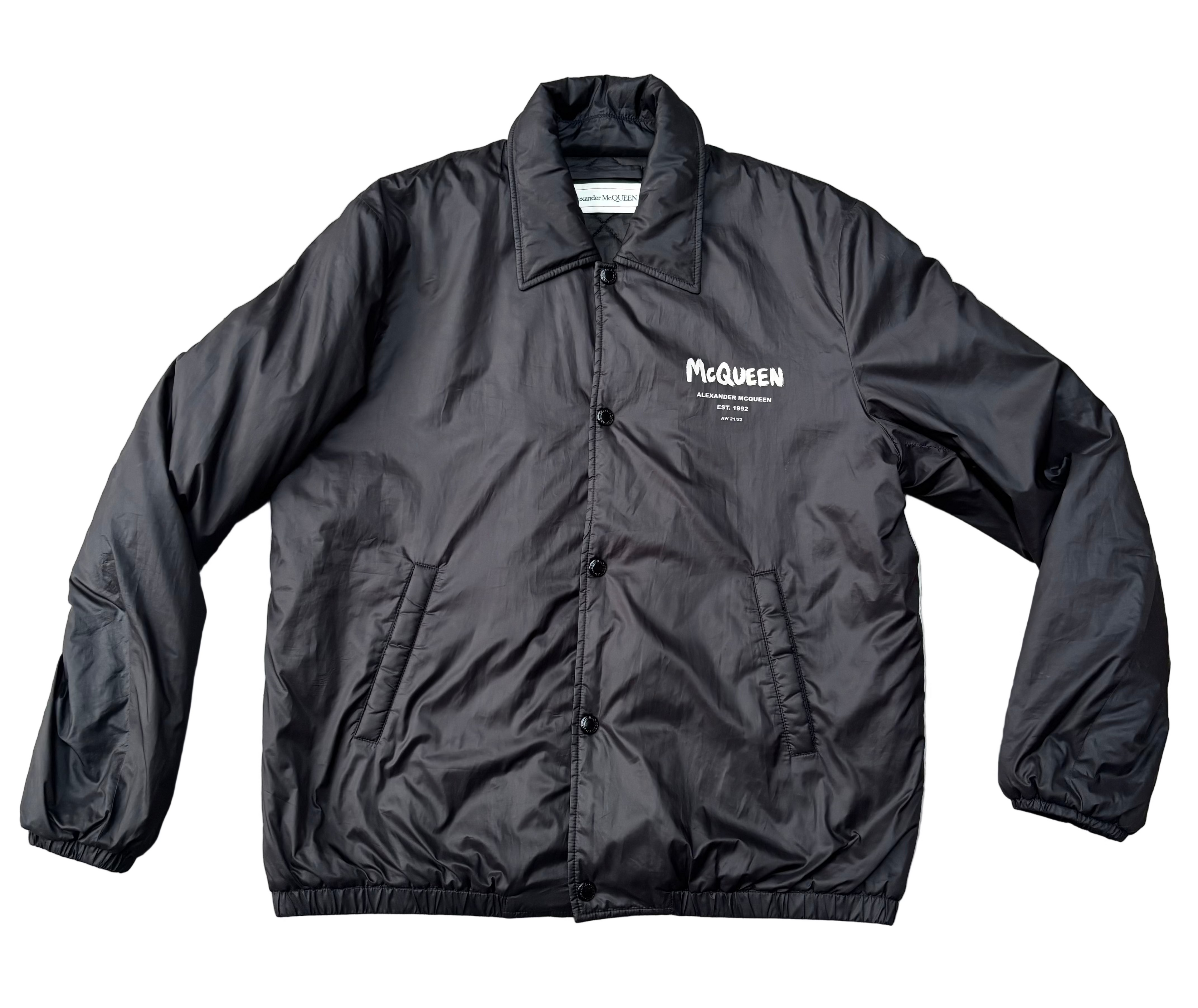 Alexander McQueen Graffiti Logo Blouson Jacket