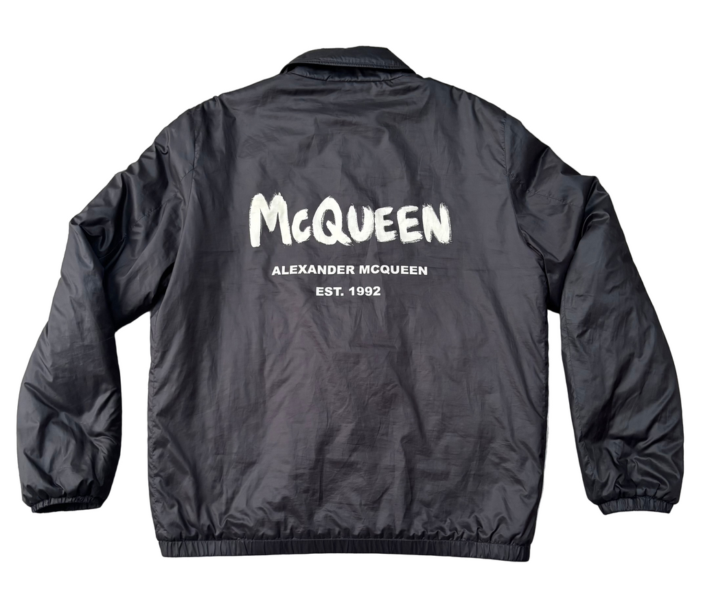 Alexander McQueen Graffiti Logo Blouson Jacket