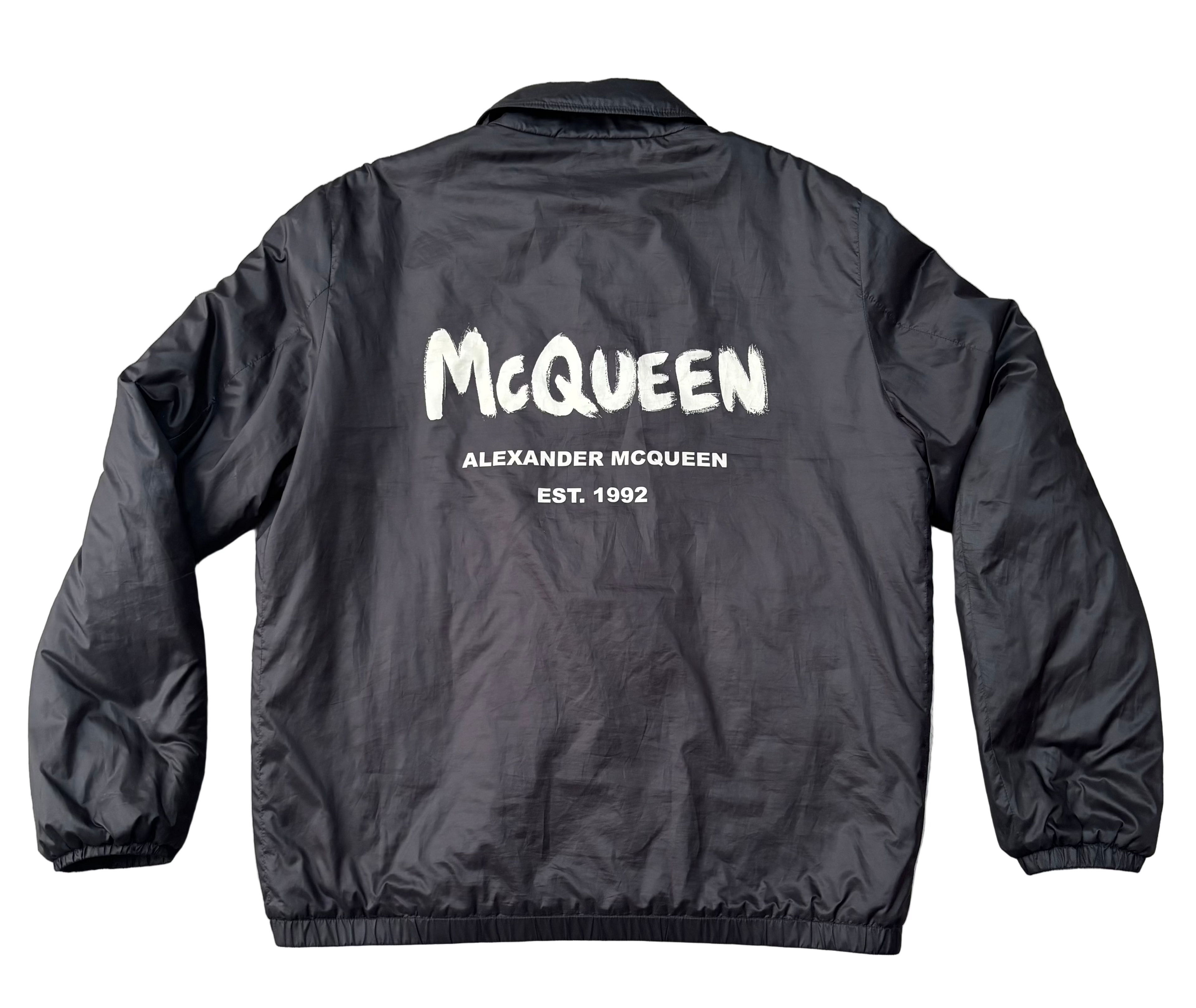 Alexander McQueen Graffiti Logo Blouson Jacket